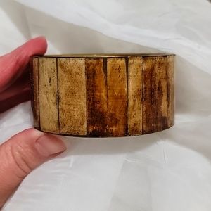Gold/Brass solid cuff